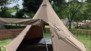 Amazon | RcrCamp ワンポールテント 大型 TC ポリコットン